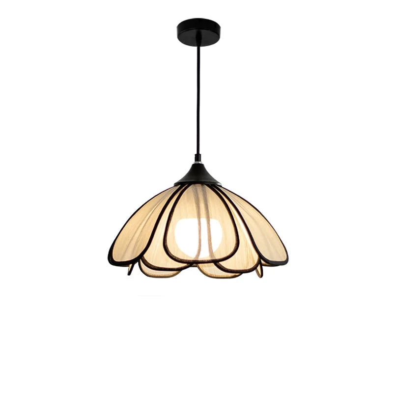 Luminária Pendente Floral Estilo Japonês Hanari Pendant Light Fixtures Artificio Lar