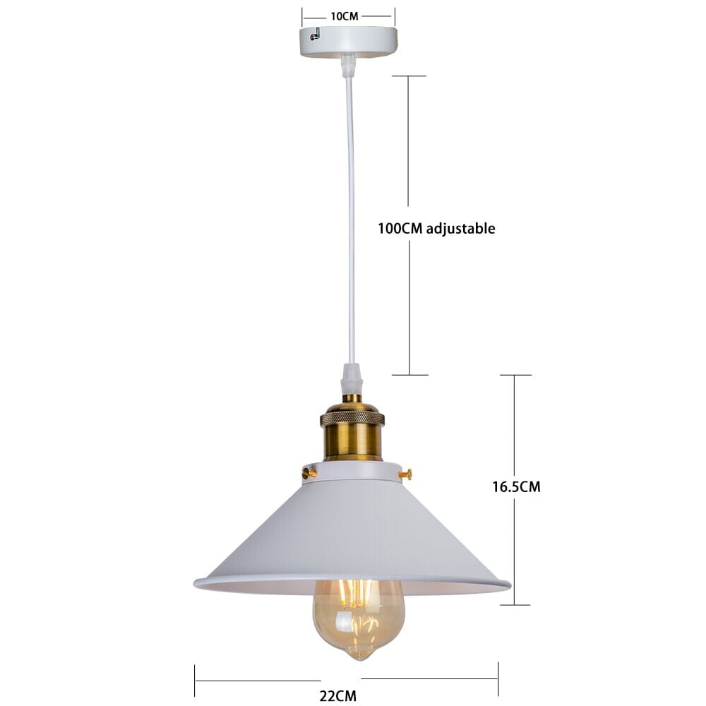 Luminária Pendente Loft Lustres Artificio Lar Branco Único 