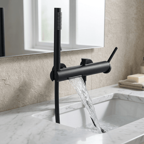 Misturador Banheira Alta Pressão AquaJet Misturador Banheira Alta Pressão AquaJet Artificio Lar Preto Fosco 