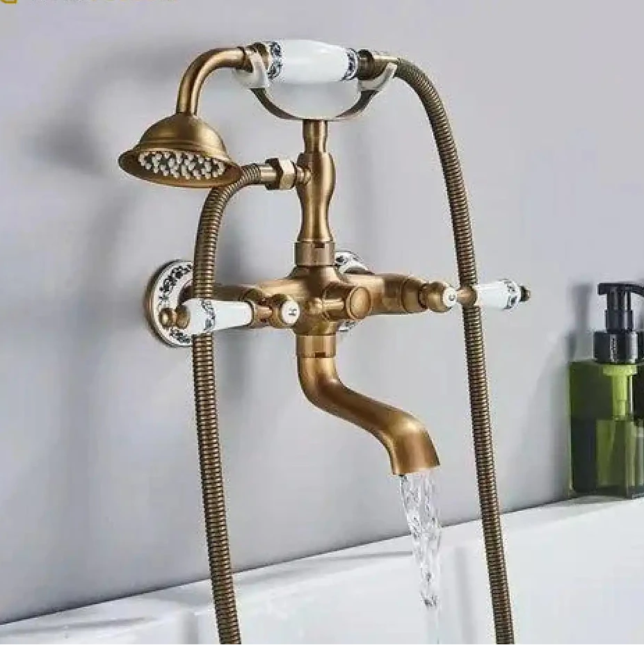 Misturador De Parede Para Banheira Duplocomando Inglês Brazina misturador de parede banheira duplo comando Artificio Lar 