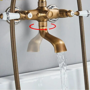 Misturador De Parede Para Banheira Duplocomando Inglês Brazina misturador de parede banheira duplo comando Artificio Lar 