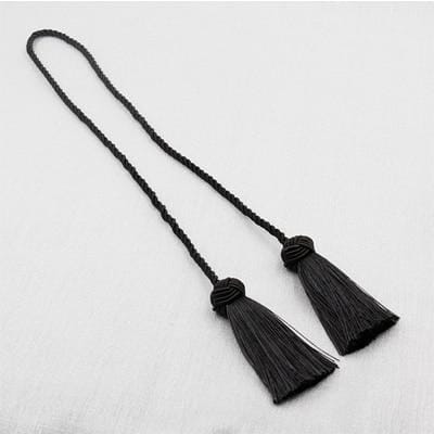 Prendedor de Cortina Tassel - 2 Peças Prendedor de Cortina Tassel Artificio Lar Cinza 