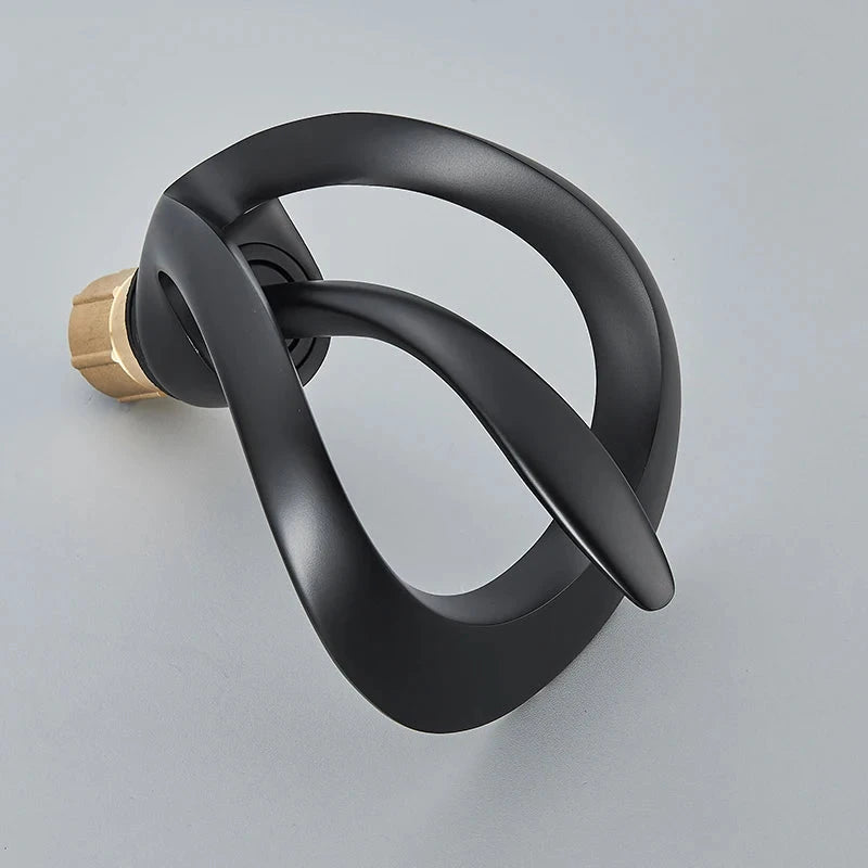 Solid Brass Waterfall Basin Faucet Single Handle Hot Cold Water Mixer Tap For Bathroom Sink Artificio Lar 