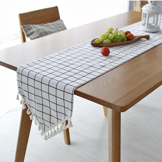 Toalha Trilho de mesa escandinavo Toalha Trilho de mesa escandinavo Artificio Lar 30x150cm 7 