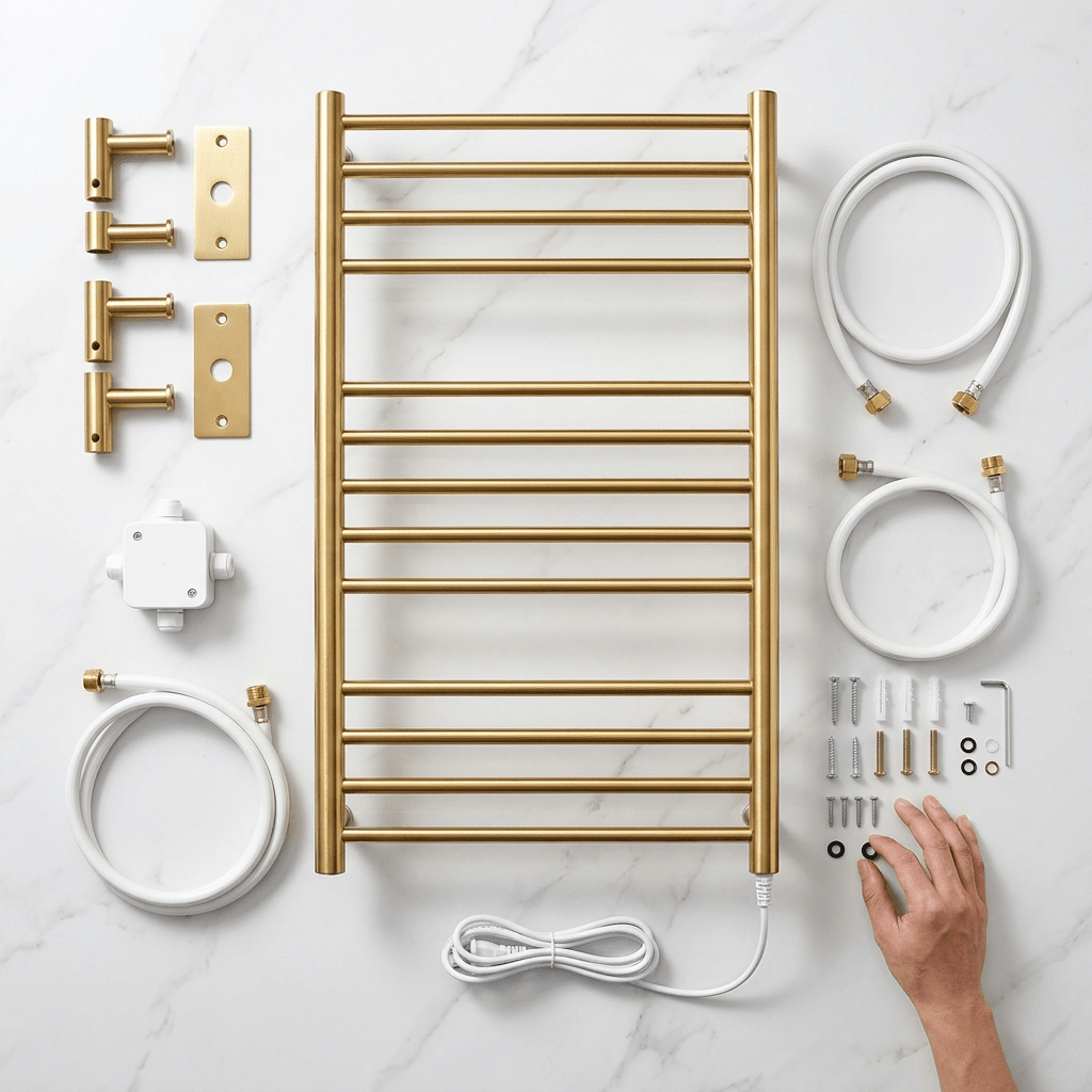Toalheiro Aquecido Aurellis Heat Detectors Artificio Lar 
