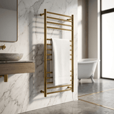 Toalheiro Aquecido Aurellis Heat Detectors Artificio Lar Dourado 