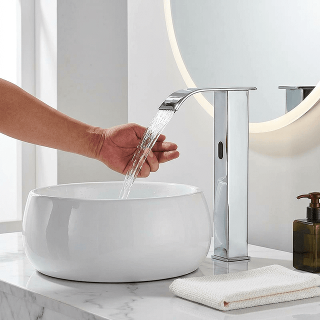 Torneira Automática Banheiro Com Sensor Lavatório Touch Clean Torneira Automática Banheiro Com Sensor Lavatório Touch Clean Artificio Lar