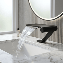 Torneira Cascata AquaDesign Torneira Cascata AquaDesign Artificio Lar Preto Fosco 
