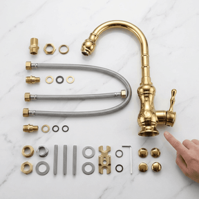 Torneira Cozinha Gourmet Brempo Dourado Polido Torneira Cozinha Gourmet Brempo Dourado Polido Artificio Lar 