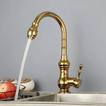 Torneira Cozinha Gourmet Brempo Dourado Polido Torneira Cozinha Gourmet Brempo Dourado Polido Artificio Lar Dourado 