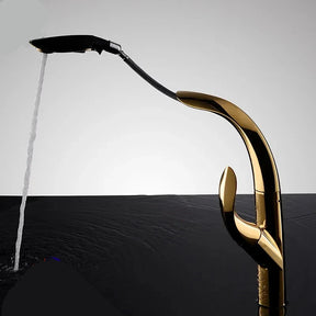 Torneira Cozinha Gourmet Dourado Elixir Alto Padrão Torneira Cozinha Gourmet Dourado Elixir Alto Padrão Artificio Lar 