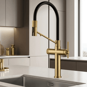 Torneira Cozinha Gourmet Espartacus Minimalista Torneira Cozinha Gourmet Espartacus Minimalista Artificio Lar Dourado 