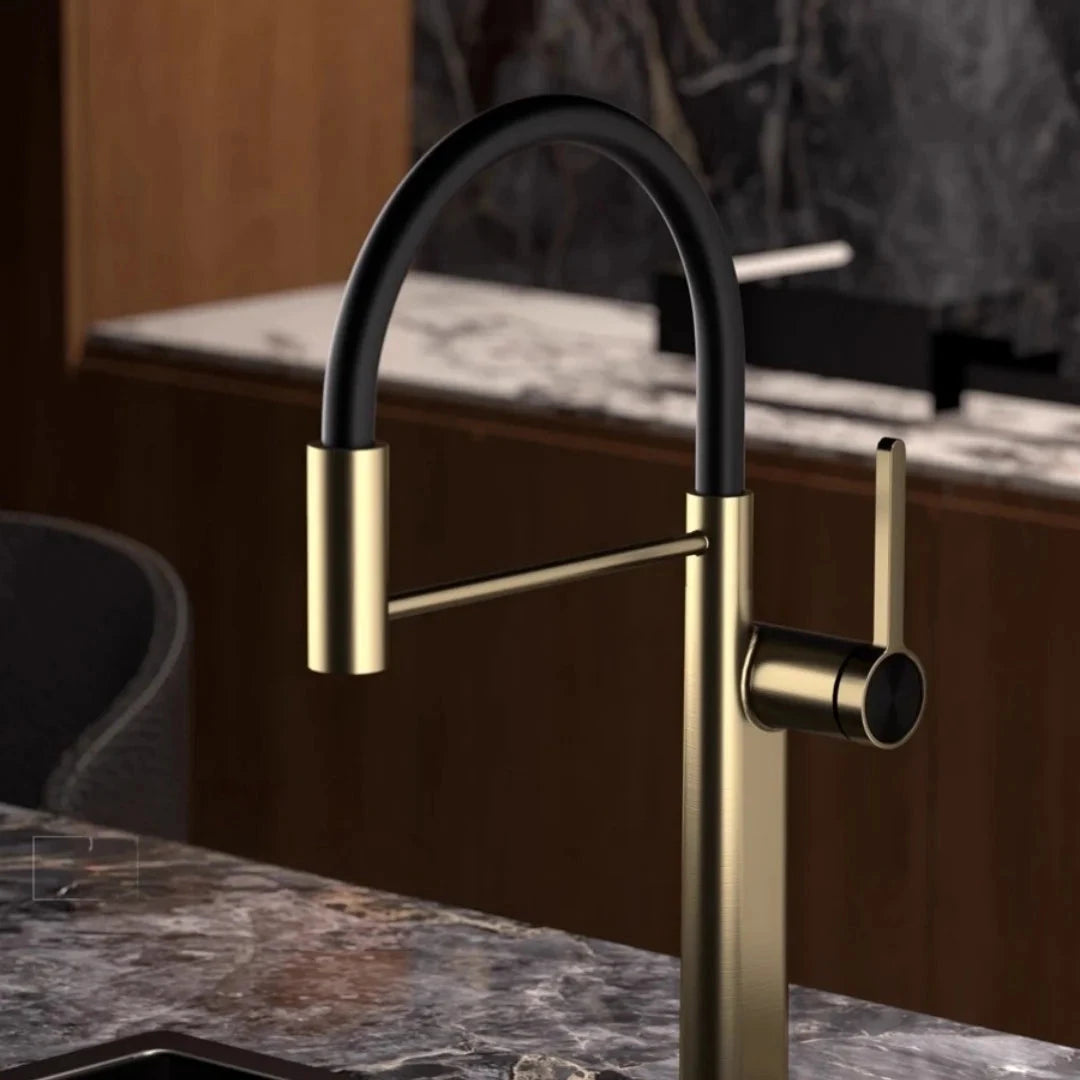 Torneira Cozinha Gourmet Pillatos Rome Torneira Cozinha Gourmet Pillatos Rome Artificio Lar Dourado Escovado 