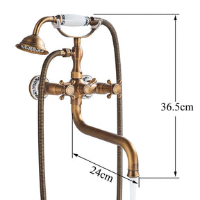 Torneira de Parede Para Banheira Antique Oldkuty Torneira de Parede Para Banheira Antique Oldkuty Artificio Lar 