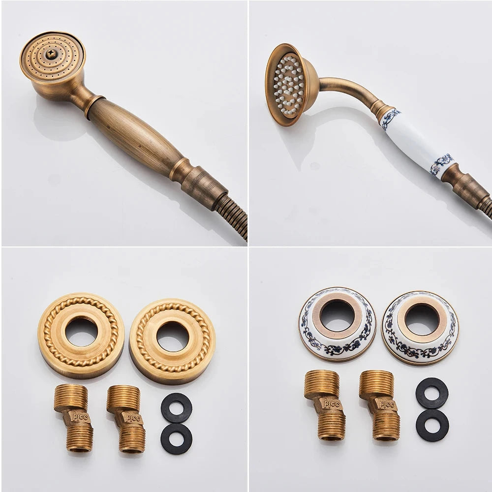 Torneira de Parede Para Banheira Antique Oldkuty Torneira de Parede Para Banheira Antique Oldkuty Artificio Lar 