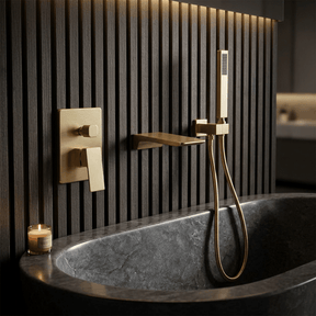 Torneira De Parede Para Banheira Misturador HydroLux Elite Monocomando Torneira De Parede Para Banheira Misturador HydroLux Elite Monocomando Artificio Lar 