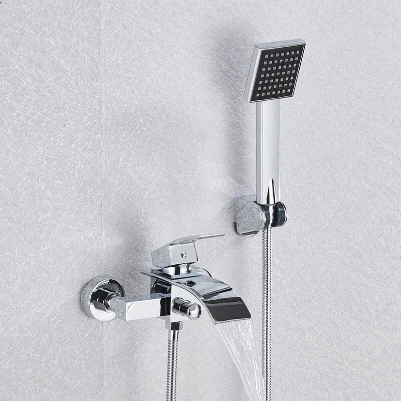 Torneira De Parede Para Banheira Misturador Monocomando HydroGlow Torneiras Artificio Lar 