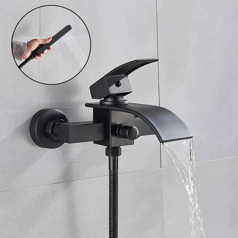 Torneira De Parede Para Banheira Misturador Monocomando HydroGlow Torneiras Artificio Lar 