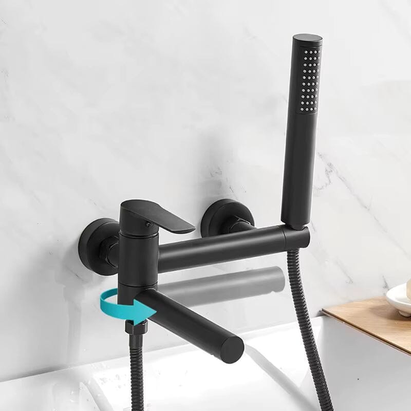 Torneira De Parede Para Banheira Monocomando Com Ducha Manual Troover Torneira De Parede Para Banheira Monocomando Com Ducha Manual Troover Artificio Lar 