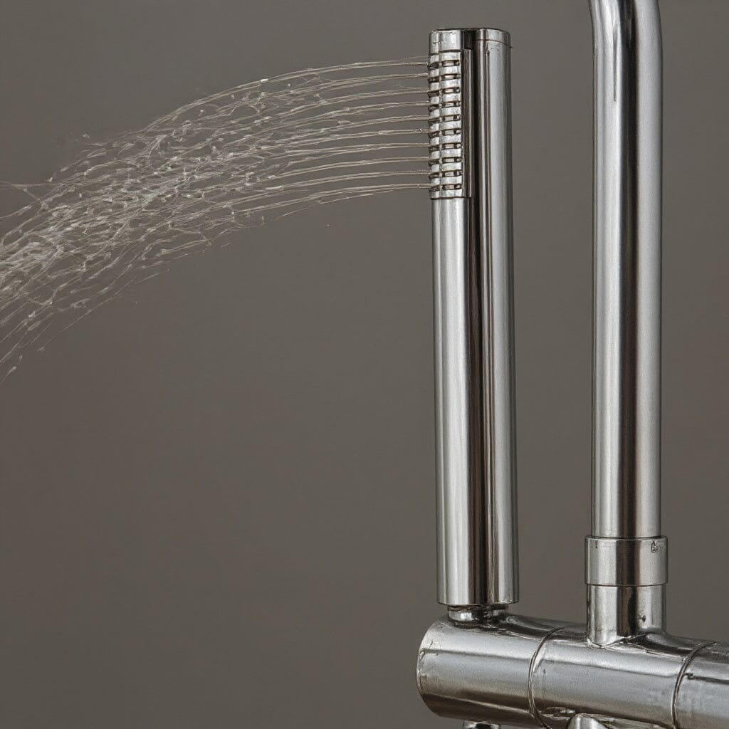 Torneira De Piso Para Banheira Misturador Monocomando Contemporâneo Danley Cromado Torneira De Piso Para Banheira Misturador Monocomando Contemporâneo Danley Cromado Artificio Lar 