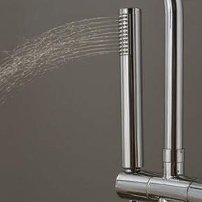 Torneira De Piso Para Banheira Misturador Monocomando Contemporâneo Danley Cromado Torneira De Piso Para Banheira Misturador Monocomando Contemporâneo Danley Cromado Artificio Lar 