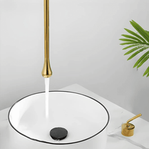 Torneira De Teto Para Lavatório E Banheiras Glass Torneira De Teto Para Lavatório E Banheiras Glass Artificio Lar Dourado Bancada 