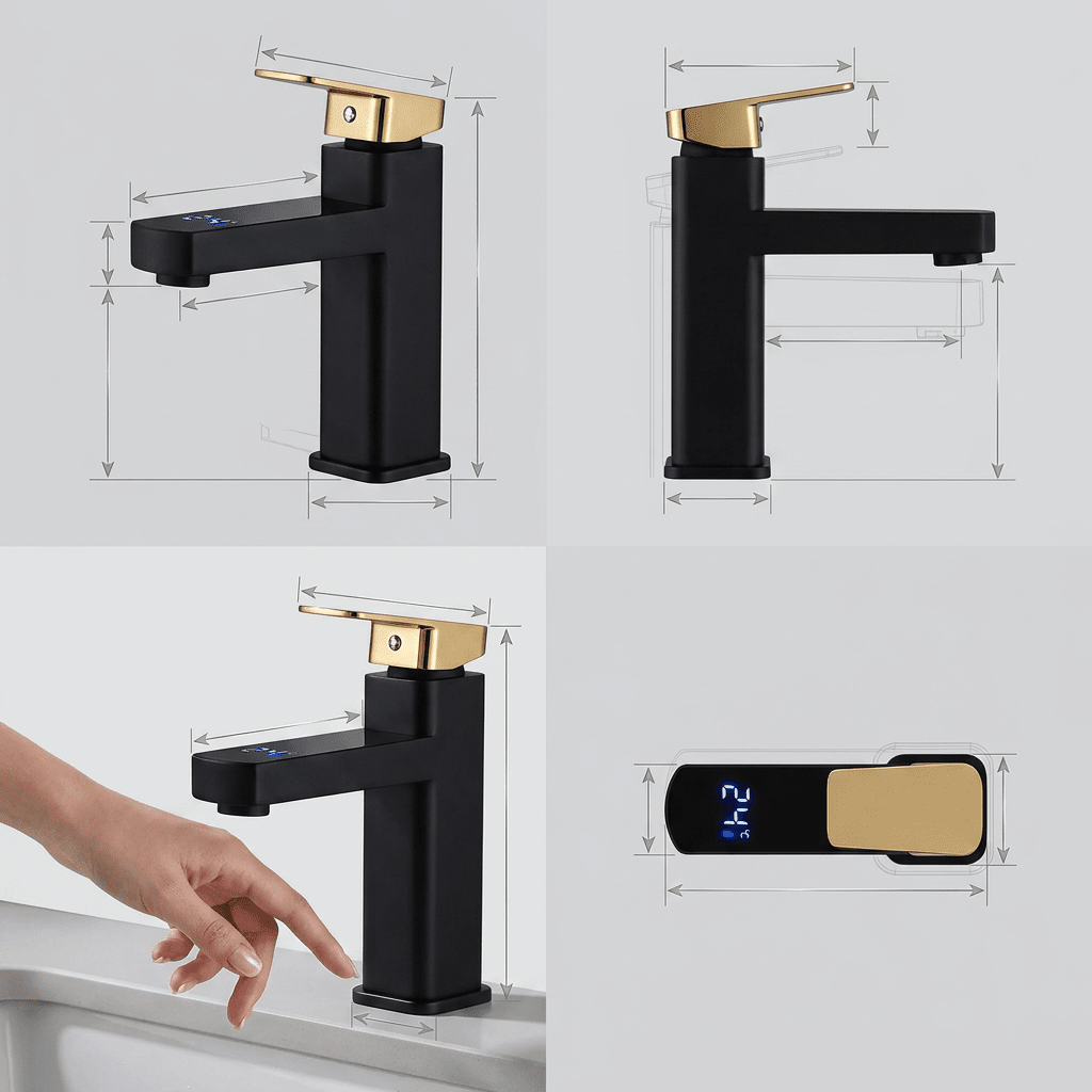 Torneira Digital Nirella Bathroom Cabinets Artificio Lar 
