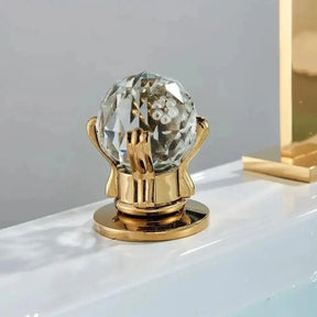 Torneira Duplo comando Banheiro Luxor Cristal Torneira Duplo comando Banheiro Luxor Cristal Artificio Lar 