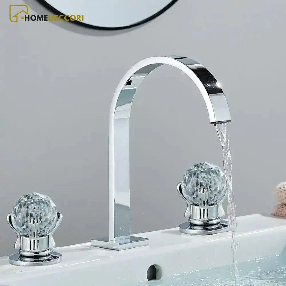 Torneira Duplo comando Banheiro Luxor Cristal Torneira Duplo comando Banheiro Luxor Cristal Artificio Lar 