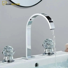 Torneira Duplo comando Banheiro Luxor Cristal Torneira Duplo comando Banheiro Luxor Cristal Artificio Lar 