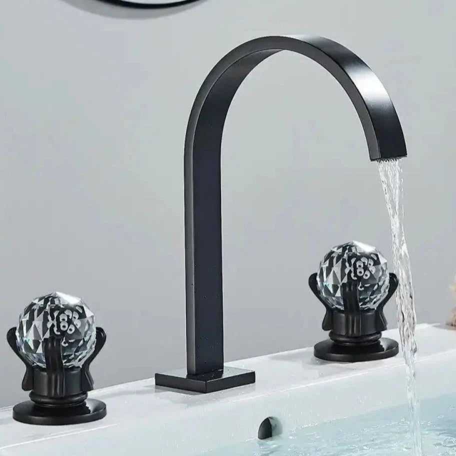 Torneira Duplo comando Banheiro Luxor Cristal Torneira Duplo comando Banheiro Luxor Cristal Artificio Lar 