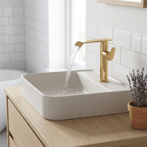 Torneira Elegance Gold 360 Torneira Elegance Gold 360 Artificio Lar 