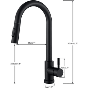 Torneira Extensível Pull Down 360 Gourmet Monocomando Cozinha Soprano torneira gourmet Cozinha Artificio Lar 