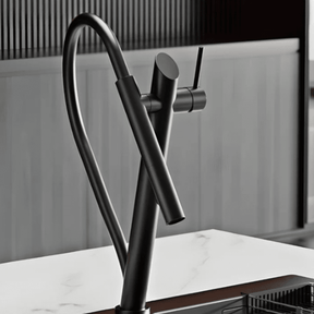 Torneira Gourmet Cozinha Monocomando Extensível Luxo Cozinha Bella Torneira Gourmet Cozinha Monocomando Extensível Luxo Cozinha Bella Artificio Lar Preto Fosco G1/2 