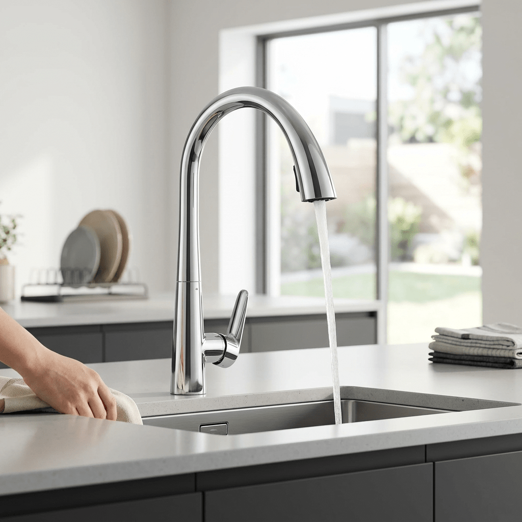 Torneira Gourmet Extensível Monocomando Fach torneira gourmet Cozinha Artificio Lar 