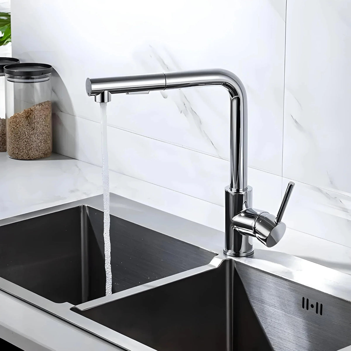 Torneira Gourmet Extensível Monocomando Venzalo Torneira Gourmet Extensível Monocomando Venzalo Artificio Lar Cromado Á Pronta Entrega 