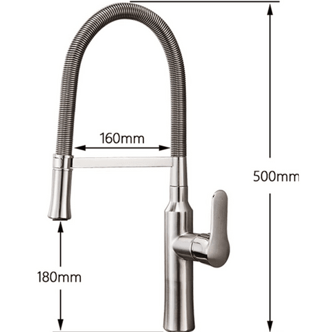 Torneira Gourmet Misturadora Monocomando Cromada Eirez torneira gourmet Cozinha Artificio Lar 