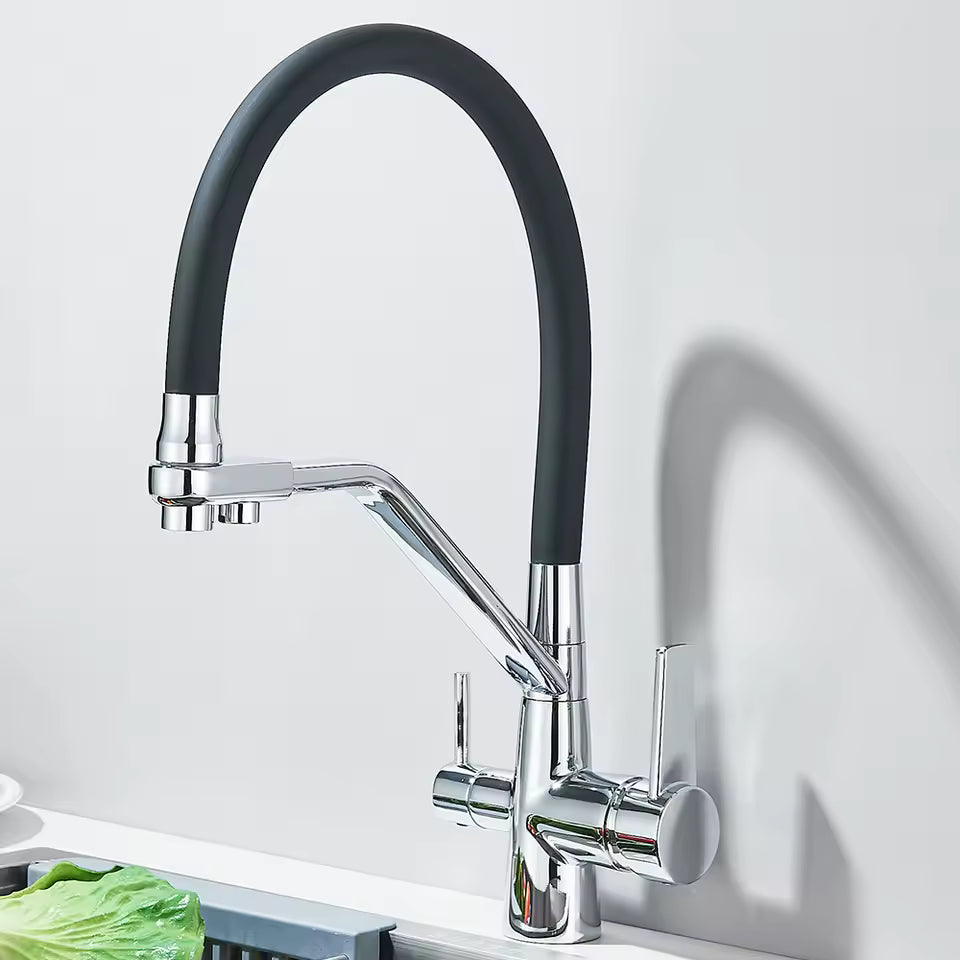 Torneira Gourmet Monocomando Com Saida Para Filtro Grutta torneira gourmet Cozinha Artificio Lar Cromado 