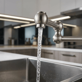 Torneira Gourmet Para Cozinha Articulada de Parede/ Água Fria Velatti Torneira Gourmet Para Cozinha Articulada de Parede/ Água Fria Velatti Artificio Lar 