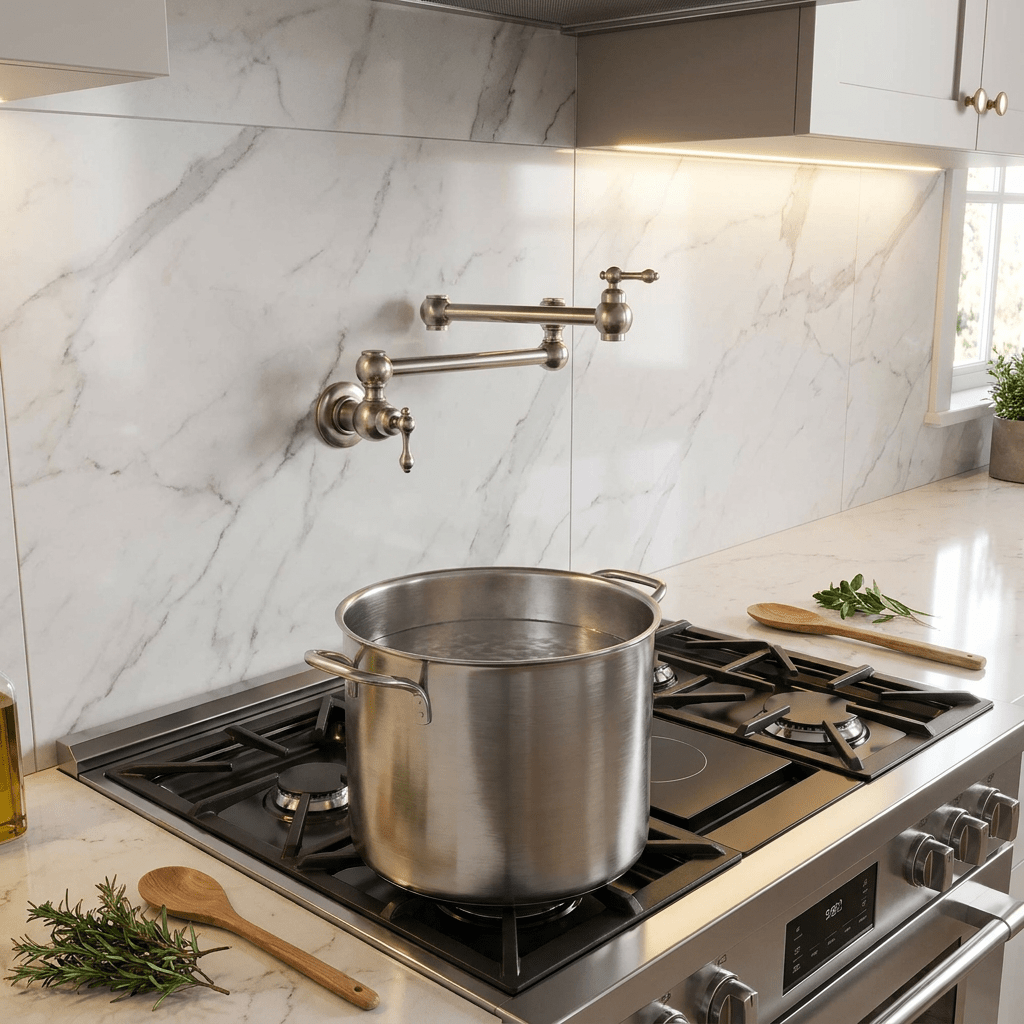 Torneira Gourmet Para Cozinha Articulada de Parede/ Água Fria Velatti Torneira Gourmet Para Cozinha Articulada de Parede/ Água Fria Velatti Artificio Lar 