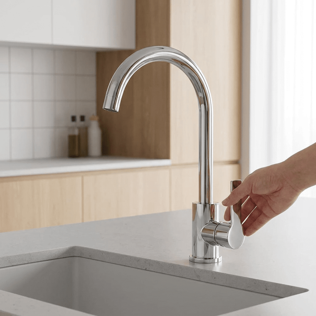 Torneira Gourmet para Cozinha Bica Alta Monocomando Vondart Torneira Gourmet de Bancada Artificio Lar