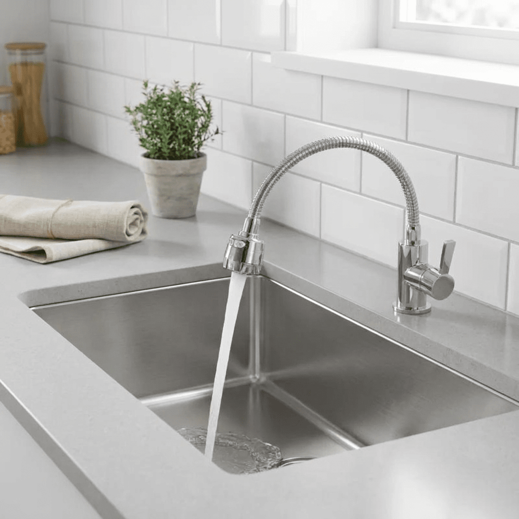 Torneira Gourmet para Cozinha HydroFlex Kitchen Hutches Artificio Lar