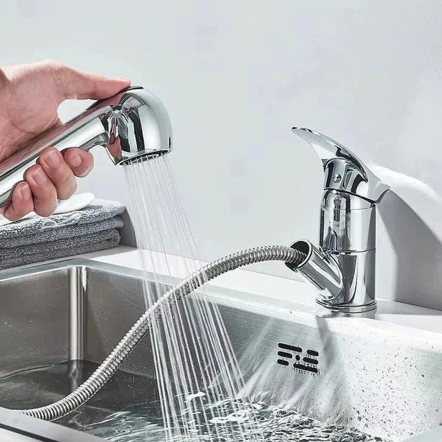 Torneira Gourmet para Cozinha Monocomando Retrátil Pluvia Bathroom Suites Artificio Lar