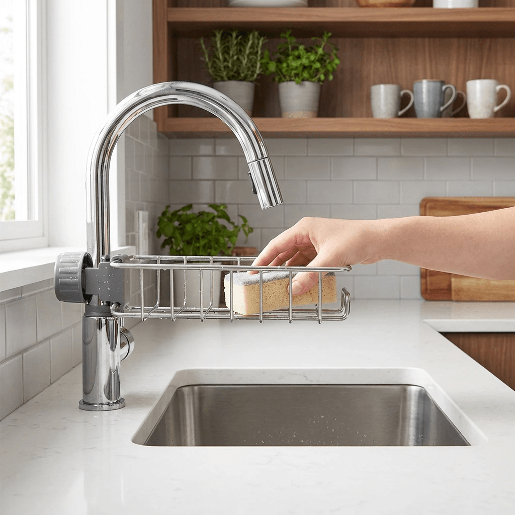 Torneira Gourmet para Cozinha Organix Suporte para Torneira Artificio Lar