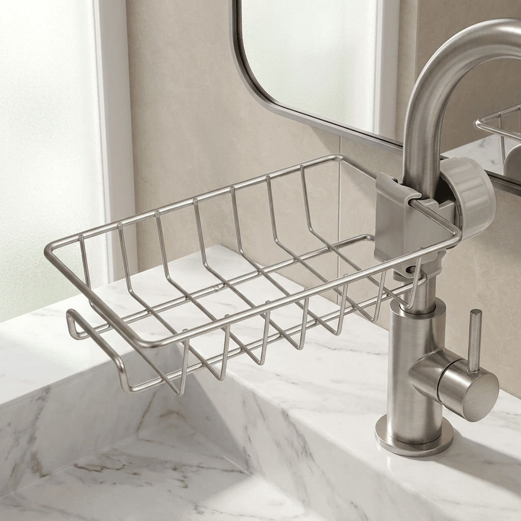 Torneira Gourmet para Cozinha Organix Suporte para Torneira Artificio Lar Aço Inox Padrão