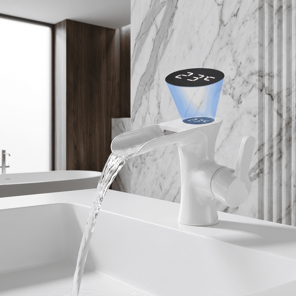Torneira Luminus LED Torneira Luminus LED Artificio Lar Branco 