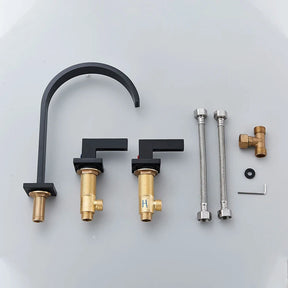 Torneira Moderna Duplo Comando Katos Lavatório 3 peças Misturador Torneira Moderna Duplo Comando Katos Lavatório 3 peças Misturador Artificio Lar 