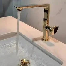 Torneira Monocomando AquaLux Bathroom Suites Artificio Lar Dourado 