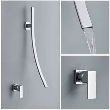 Torneira Monocomando Banheiro Parede Glass Elite Torneira Monocomando Banheiro Parede Glass Elite Artificio Lar Cromada A Pronta Entrega 