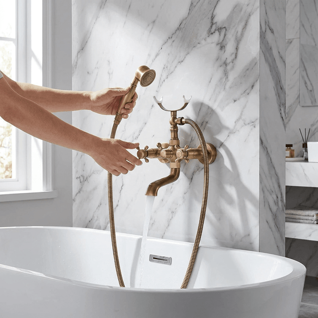 Torneira para Banheira de Parede Luvence Bathroom Suites Artificio Lar
